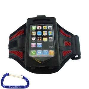  Premium Mesh Armband (Red) iPhone 3G/3GS Cell Phone Case 