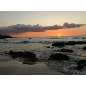  Big Island of Hawaii   Sunset from Beach Photographic 