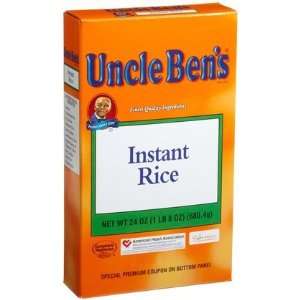  Uncle Bens Instant Rice, 24 oz Boxes, 6 ct (Quantity of 2 