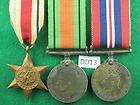 british indian army 3 unnamed medal group ww2 war medal