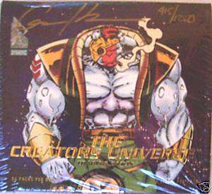 CREATOR’S UNIVERSE TRADING CARDS. SIGNED BY ADAM KUBERT  