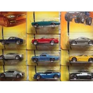   Car Set Including The 1965 Ford Mustang GT #13 {10 Pieces} Scale 1/64