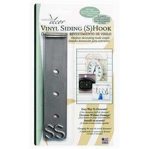    Outdoor Decor VSH06 2 Pack Vinyl Siding S Hook: Home Improvement