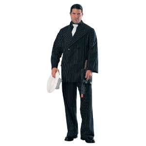  Gangster Wearing Black pinstripe Suit   Gangsters & Molls 