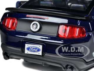 2011 FORD MUSTANG BOSS 302 BLUE 1/24 DIECAST CAR MODEL BY MAISTO 31269 