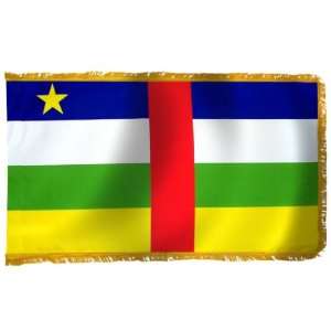  Central African Republic Flag 4X6 Foot Nylon PH and FR 