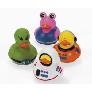  12 Astronaut Space Alien Rubber Ducks [Toy] Toys & Games