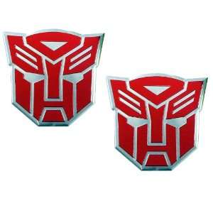  Transformers 2 X Autobots Aluminum LARGE Emblems (Pair) in 
