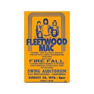  Fleetwood Mac Concert Poster