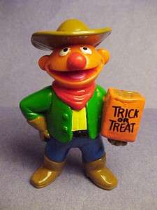   Cowboy Ernie PVC Toy Figure Applause Henson Sesame Street Muppets