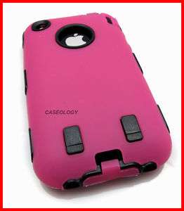 PINK IMPACT PHONE COVER HARD CASE APPLE IPHONE 3G 3GS  
