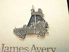 JAMES AVERY FORD NEST ROOST CHARM Sterling Silver KK 22 1 1/8 long 