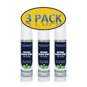  Dr. Mercolas Natural Breath Spray (Winter Fresh) 3Pack 