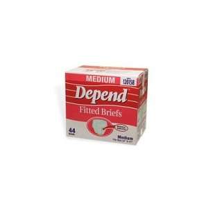  Depend Fitted Briefs, Medium   44 ea Health & Personal 