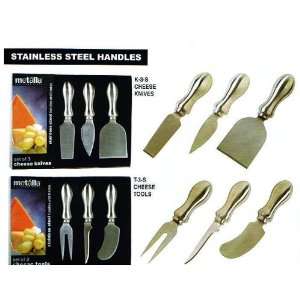 Stainless Steel Handle Cheese Knives and Cheese Tools  