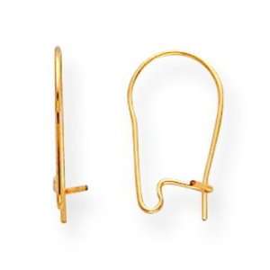  12 Gold Filled Kidney Wire Earrings