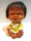Ugly Face Crying Sitting Rubber Doll Korea Vintage