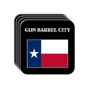  US State Flag   GUN BARREL CITY, Texas (TX) Set of 4 Mini 