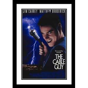  The Cable Guy Framed and Double Matted 20x26 Movie Poster Jim 