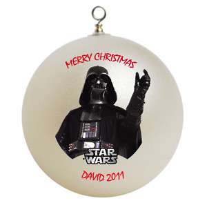 Personalized Star Wars Darth Vader Christmas Ornament  