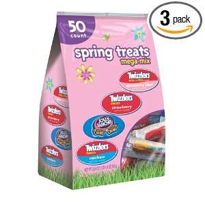 Hersheys Easter Spring Treats Mega Mix Candy, 50 Count Bags (Pack of 