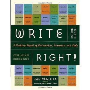   of Punctuation, Grammar, and Style [Paperback] Jan Venolia Books