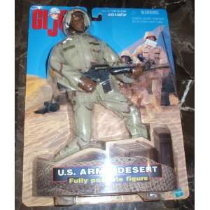  GI JOE U.S. Army Desert Action Figure Fully Posable: Toys 
