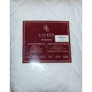   Studio Quilted Cotton Mattress Pad TWIN XL Extra Long