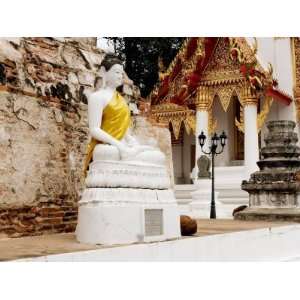  Buddha Image and Buddhist Temple, Ayutthaya, Thailand 