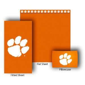  Clemson Tigers NCAA Sheet Set (Twin/Twin XL) Sports 