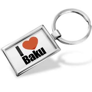 Keychain I Love Baku region: Azerbaijan, Asia   Hand Made, Key chain 