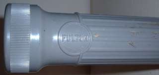 US Navy 2 Cell flashlight, FUNCTIONING Fulton nice  