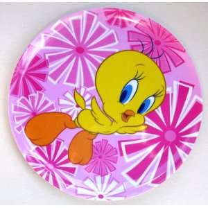 TWEETY BIRD S BLOSSOMS & FLOWERS MIXED PLATE PINK