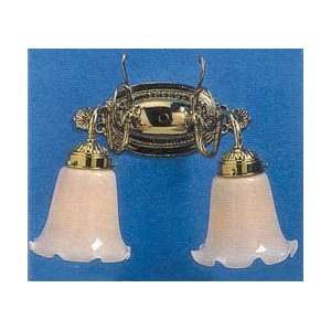  Double Lamp Wall Sconce   Chrome Plated Brass  