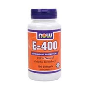  Vitamin E 400 100 Softgel, 400 IU (IU D Alpha Tocopheryl 