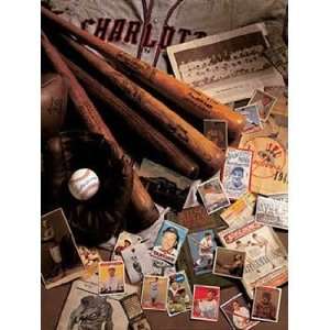  Baseball Memorabilia 500 pc. Jigsaw Puzzle Toys & Games