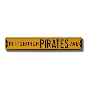  PIRATES PITTSBURGH PIRATES AVE Authentic METAL STREET SIGN 