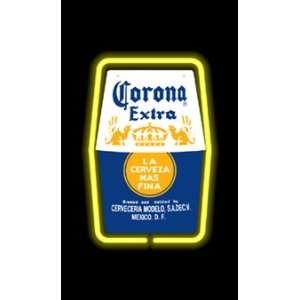  Corona Bottle Label Neon Sign 22 x 13