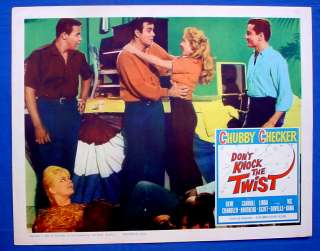 Chubby Checker movie poster 1962 Dont Knock the Twist  