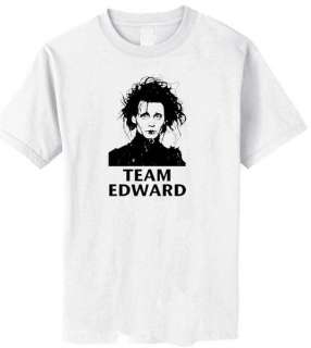 Team Edward Scissor Hands Funny Twilight Parody Spoof T Shirt  