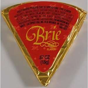  Gourmet Brie Flavor Cheese Spread Wedge Case Pack 48 