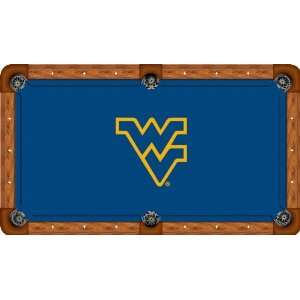  West Virginia Pool Table Felt   Professional 9ft   WV Logo 