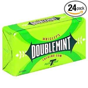 Doublemint, 17 Stick Plen T Paks (Pack of 24)  Grocery 