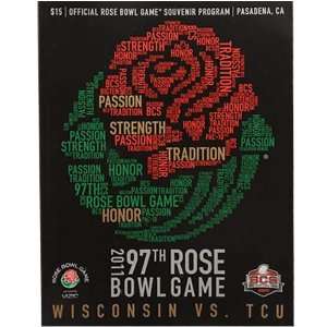  NCAA Wisconsin Badgers vs. TCU Horned Frogs 2011 Rose Bowl 