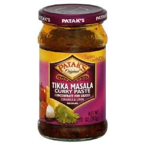Pataks, Tikka Masala Curry Paste, 10 Ounce (6 Pack):  