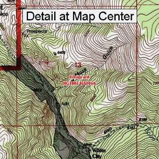  USGS Topographic Quadrangle Map   Emigrant, Montana 