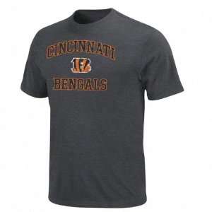  Cincinnati Bengals Charcoal Heart and Soul II T Shirt 