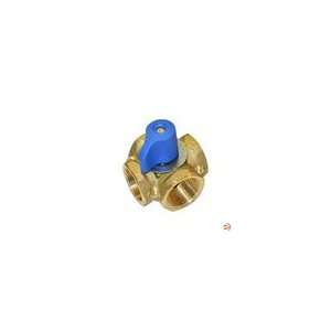  722 4 Way Brass Mixing Valve 1 1/4 in.   Tekmar 722