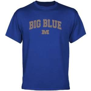  Millikin Big Blue Royal Blue Logo Arch T shirt: Sports 
