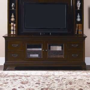  Ballentine Entertainment 74 TV Stand in Bronze Cherry 